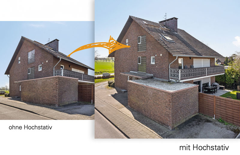 Hochstativ-Aufnahmen